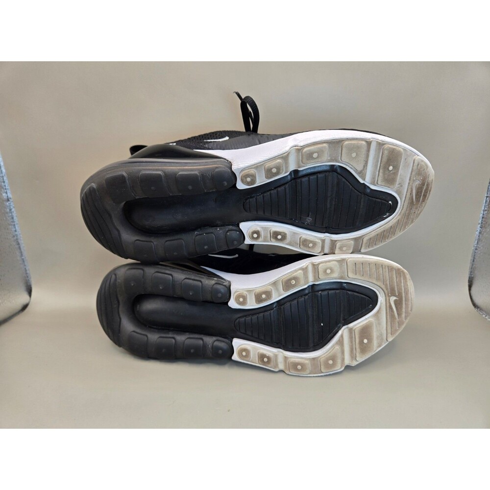 Nike Air Max 270 Shoes Women's 6 Black White Running Athletic Workout Sneakers - Picture 7 of 8